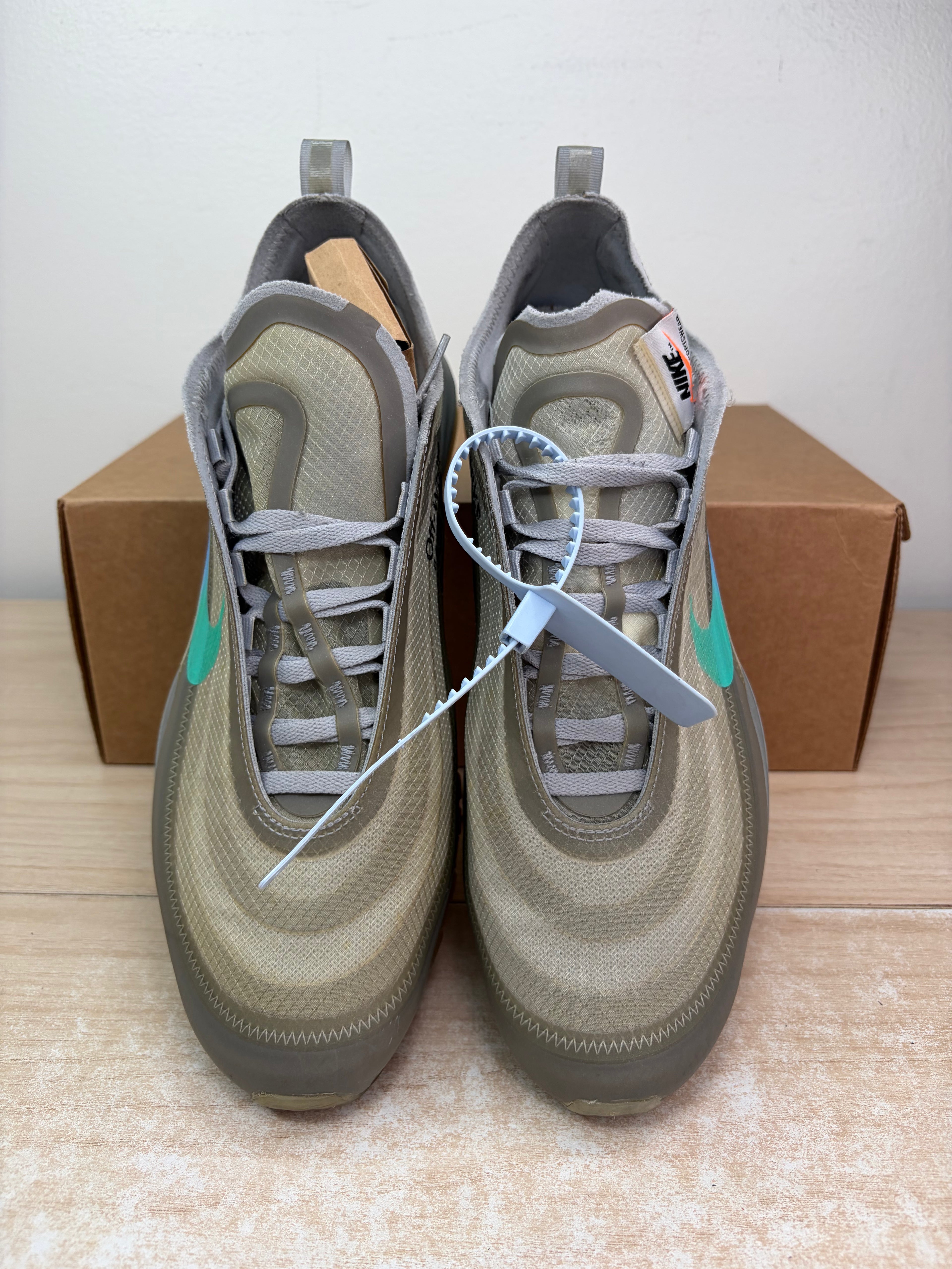 Sz 10M Air Max 97 Off White Menta - Preowned, No Box