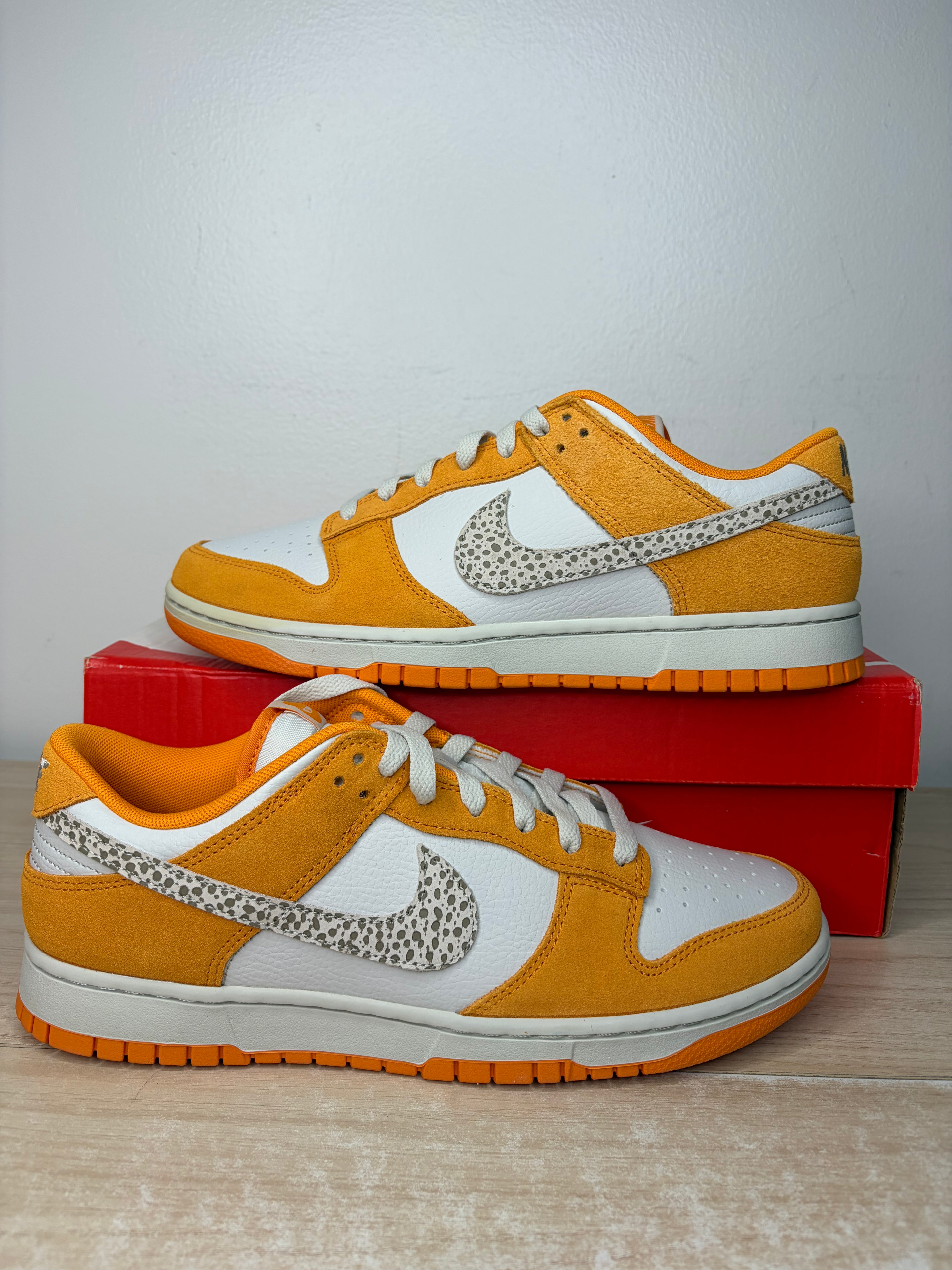 Sz 8.5M Dunk Low Safari Kumquat - Brand New, Original Box