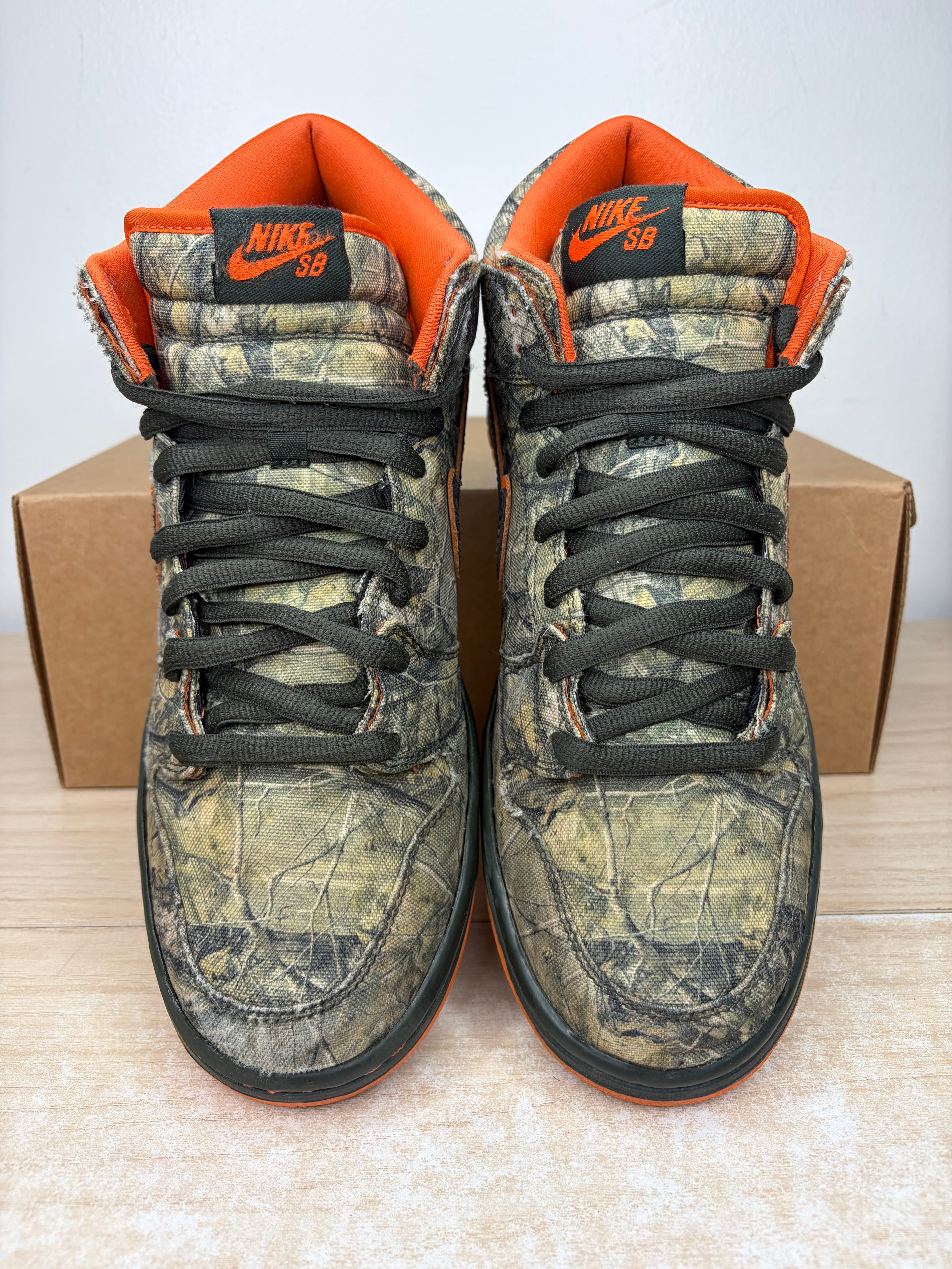 (2016) sz 9.5M Nike SB Mid Realtree Camo - Preowned, No Box