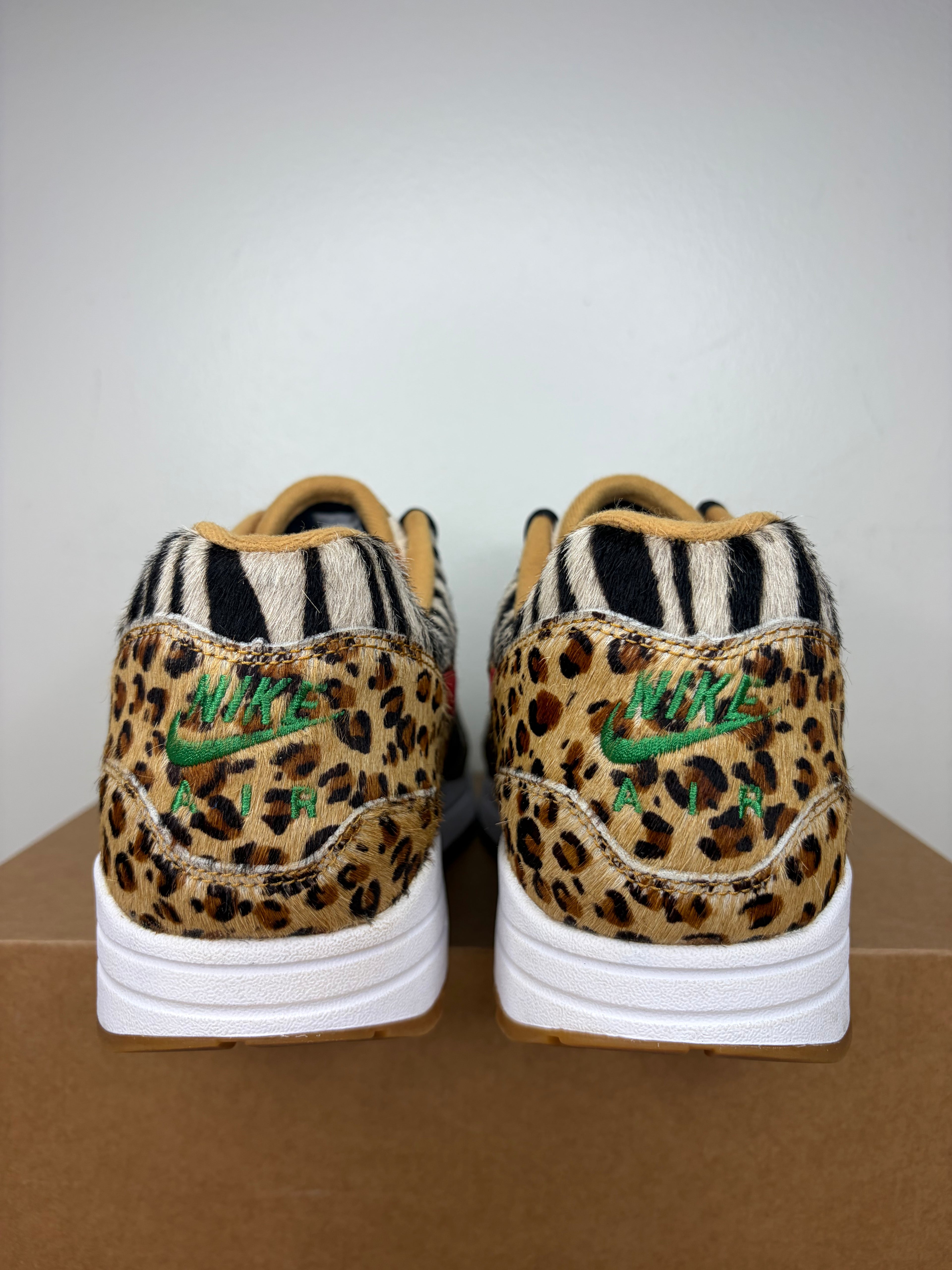 (2018) sz 13M Air Max 1 x Atmos Animal Pack - Preowned, No Box