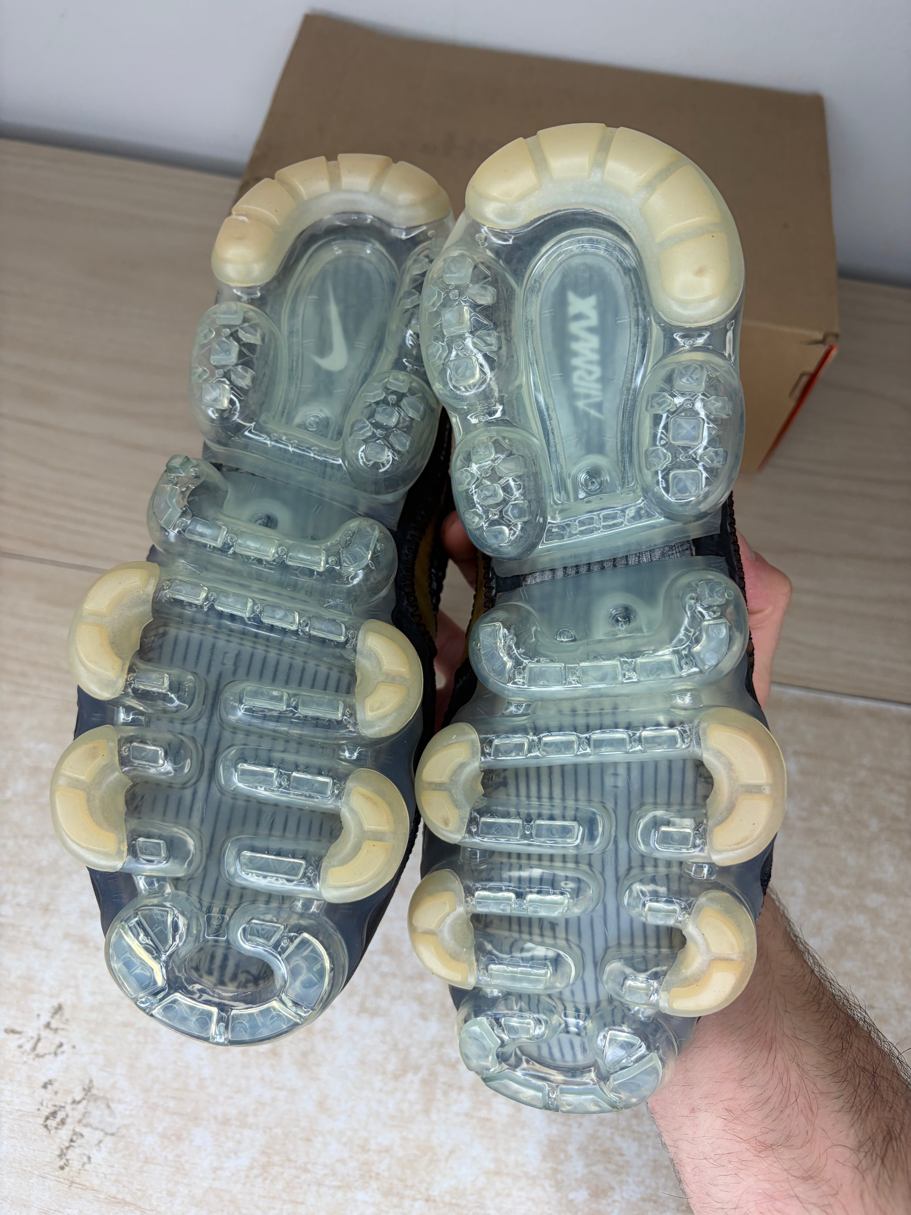 Sz 5.5M Nike Vapormax Off White Black - Brand New, Original Box